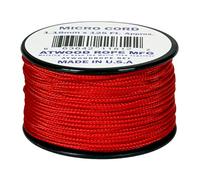 Atwood Rope MFG Red MS03 1.18mm x 125' Micro Cord Paracord Made in the USA