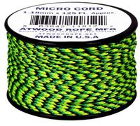 Atwood Rope MFG Tactical Nylon/Polyester Micro Utility Cord 1.18mm X 125ft Reusable Spool | Fishing Gear, Jewlery Making, Camping Accessories (Gecko)