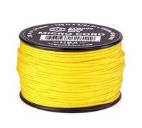 Atwood Rope MFG Tactical Nylon/Polyester Micro Utility Cord 1.18mm X 125ft Reusable Spool | Fishing Gear, Jewelry Making, Camping Accessories (Yellow)