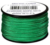 Atwood Rope MFG Tactical Nylon/Polyester Micro Utility Cord 1.18mm X 125ft Reusable Spool | Fishing Gear, Jewelry Making, Camping Accessories (Green)