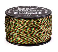 Atwood Rope MFG Tactical Nylon/Polyester Micro Utility Cord 1.18mm X 125ft Reusable Spool | Fishing Gear, Jewelry Making, Camping Accessories (Jamaican Me Crazy)
