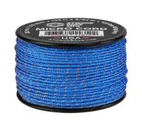 Atwood Rope MFG Tactical Nylon/Polyester Micro Utility Cord Reflective 1.18mm X 125ft Reusable Spool | Fishing Gear, Jewelery Making, Camping Accessories (Blue Reflective)