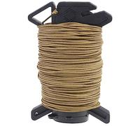 Atwood Rope Ready Rope™ Micro Cord Dispenser 125ft 100lb Test, Camping Gear Survival Tool, Built in Storage, Cutting Blade, Cord Grip, Gear Loop, Made in USA (Coyote)