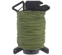 Atwood Rope Ready Rope™ Micro Cord Dispenser 125ft 100lb Test, Camping Gear Survival Tool, Built in Storage, Cutting Blade, Cord Grip, Gear Loop, Made in USA (OD)