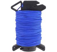 Atwood Rope Ready Rope™ Micro Cord Dispenser 125ft 100lb Test, Camping Gear Survival Tool, Built in Storage, Cutting Blade, Cord Grip, Gear Loop, Made in USA (Ultramarine Blue)