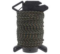 Atwood Rope Ready Rope™ Micro Cord Dispenser 125ft 100lb Test, Camping Gear Survival Tool, Built in Storage, Cutting Blade, Cord Grip, Gear Loop, Made in USA (Woodland)
