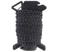 Atwood Rope Ready Rope™ Micro Cord Dispenser 125ft 100lb Test, Camping Gear Survival Tool, Built in Storage, Cutting Blade, Cord Grip, Gear Loop, Made in USA (Reflective Black)