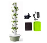 Atwynd 5/7/9-Layer Hydroponic Tower Garden, Hydroponics Growing System Vertical Tower, Aeroponics Indoor Tower Garden with LED Grow Lights, Aquaponics Growing Fruits & Vegetables Kits 9Layer-Standard