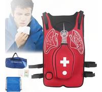 Atwynd Airway Clear Heimlich Anti Choking Device, Dechoker Practice Training Model, Vest Adjustable Stretch and Tightness, First Aid Training for Nurse & Student, Adults/Kids Red-SSS