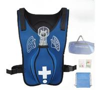 Atwynd Anti Choking Equipment, Choke Prevention Device, Airway Obstruction Simulation Training Vest, First Aid Training Model with Back Slap for Heimlich Teaching Demonstrations Blue-Children