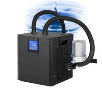Atwynd Cooling Chiller for for Cold Therapy Recovery, Ice Bath Water Chiller for Cold Plunge Tubs, 0.3 P Cold Plunge Chiller with External Filter & Pump, Submersible Pump, Insulated Hoses