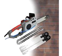 Atwynd Diamond Electric Chain Saw with Water Pump, 220V High-Power Brushless Concrete Cutter, Handheld Wet Cutting Machine with Dust Suppression, for Bricks and Marble 350