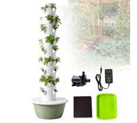 Atwynd Hydroponic Growing System, Hydroponic Tower, Hydroponic Germination Kit with Water Pump for Herbs, Indoor Vertical Tower System Kit for Green Vegetables and Fruits 9Layer-Standard