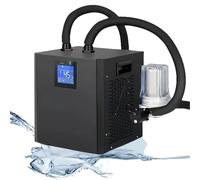 Atwynd Ice Bath Water Chiller for Cold Plunge,0.3 P Water Chiller 87 Gal, Universal Cold Bath Restores Chiller, Cold Water Recovery Home Use Cooling Chiller with Insulated Hoses
