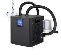 Atwynd Low Consumption Ice Bath Water Chiller, 0.3 P Water Chiller for Cold Plunge Tubs for Home and Professional Use, with Pump, External Filter and Filter Media, Remote Control