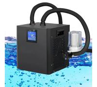 Atwynd Portable Cooling System Recovery Chiller - Ice Bath Water Chiller for Cold Plunge Tub -0.3 P Water Cooler with External Filter, Pump & Insulated Hose, Remote Control - for Home Use