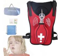 Atwynd Professional Heimlich Training Vest, Anti Choking Obstruction Trainer Equipment - Heimlik Practice Training Model Education, Adjustable Design, First Aid Teaching Accessories Red-Children