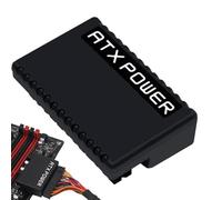 ATX 24 Pin Powers Supply 24-Pin 90 Degree Turn | Motherboard Adapter for Computer Desktop PC Case Internal Cable Routing Extension Connector 24 Pin Right Angle Space Saving
