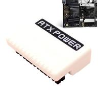 ATX 24 Pin Powers Supply 24-Pin Powers Supply 90 Degree Turn | ATX Motherboard 24P Power Adapter for Computer Desktop PC Case Internal Cable Routing Extension Connector 24 Pin Right Angle