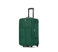 ATX Luggage 26” Medium Suitcase Expandable Durable Lightweight Suitcase with 2 Wheels & Built-in 3 Digit Combination Lock (Green, 79 Liter)