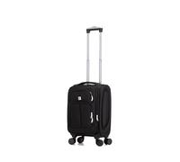 ATX Luggage 55x36x20cm Cabin Suitcase Super Lightweight Small Suitcase Approved for 100+ Airlines Including EasyJet, Ryanair, British Airways & Virgin Atlantic (Black, 21 Inches, 45 Liter)