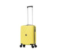 ATX Luggage 55x36x20cm Cabin Suitcase Super Lightweight Small Suitcase Approved for 100+ Airlines Including EasyJet, Ryanair, British Airways & Virgin Atlantic (Yellow, 21Inches, 33Liter)