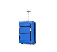 ATX Luggage 55x40x20 Backpack Suitcase 2-in-1 Ryanair Approved Cabin Luggage | Travel Bag & Wheeled Carry-On | Lightweight | 1.76kg, 44L | Blue