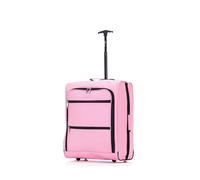 ATX Luggage 56x45x25 cm EasyJet Approved Cabin Bag | Lightweight Wheeled Carry-On Luggage | Spacious Travel Suitcase | 1.8kg, 63L | Soft Pink