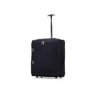 ATX Luggage 56x45x25 cm EasyJet Approved Cabin Bag | Lightweight Wheeled Carry-On Luggage | Spacious Travel Suitcase | 1.8kg, 63L | Black