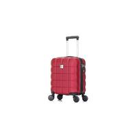 ATX Luggage EasyJet 45x36x20cm Underseat Cabin Approved Suitcase Lightweight Durable ABS Carry-ons with 4 Dual Spinner Wheels and Built-in Combination Lock (Wine Red, 17.5 Inches, 30 Liter)