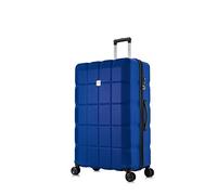 ATX Luggage Extra Large Suitcase Super Lightweight Durable ABS Hard Shell Suitcase with 4 Dual Spinner Wheels and Built-in TSA Lock (Midnight Blue, 32 Inches,132 Liter)