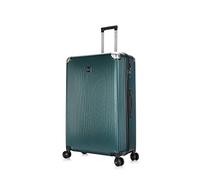 ATX Luggage Extra Large Suitcase Super Lightweight Durable ABS Hard Shell Suitcase with 4 Dual Spinner Wheels and Built-in TSA Lock (Emrald Green, 32-Inch, 132 Liter)