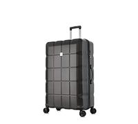 ATX Luggage Extra Large Suitcase Super Lightweight Durable ABS Hard Shell Suitcase with 4 Dual Spinner Wheels and Built-in TSA Lock (Gun Metal Grey, 32 Inches,132 Liter)
