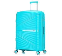 ATX Luggage Large Suitcase Expandable Unbreakable Polypropylene Hard Shell Hold Check in Fits 23-26KG Super Lightweight with 4 Dual Spinner Wheels and Built in TSA Lock (Mint Green, 133 Liters)