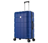 ATX Luggage Suitcase Large Hardshell 4 Dual Spinner Wheels Super Lightweight ABS Hold Check in with Built-in TSA Lock (Midnight Blue, 110 Liter)
