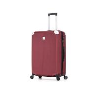 ATX Luggage Suitcase Large on 4 Dual Spinner Wheels Super Lightweight ABS Hard Shell Hold Check in with Built-in TSA Lock (Cherry Red, 110 Liter)