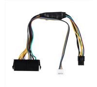 ATX Main 24Pin Female to 6Pin Male 6Pin PCI-E PSU Power Adapter Supply Cable Connector for HP Elite Photo Color