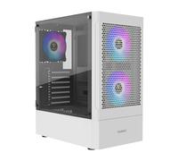 ATX Mid Tower Case Gamdias Talos E3 Mesh RGB with Tempered Glass Panels (White)