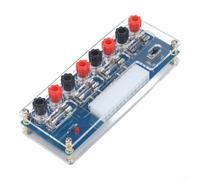 ATX Power Supply for breakout Board with Case - 4 Output Groups PSU Test Tool for Desktop PC Repair 128x48x30mm Blue