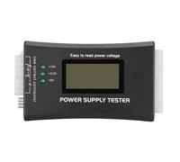 ATX Power Supply Tester Tool with LCD Display, Computer Diagnostic Tool for ATX PSU Inspection, 24Pin/20Pin/SATA/PCI - E Power Testing, Includes Buzzer Alarm, for PC Technicians