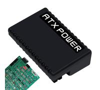 ATX Powers Adapter 90 Degree Turn | ATX Motherboard 24P Power Adapter for Computer Desktop PC Case Internal Cable Routing Extension Connector 24 Pin Right Angle