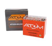 ATX20-BS - Atom Gel Motorcycle Battery Factory Sealed 12V 20Ah