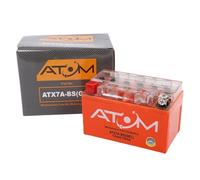 ATX7A-BS - Atom Gel Motorcycle Battery Factory Sealed 12V 7Ah