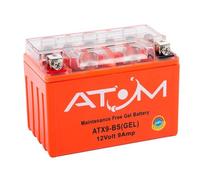 ATX9-BS - Atom Gel Motorcycle Battery Factory Sealed 12V 9Ah