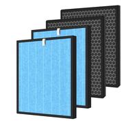 ATXKXE HSP001 Replacement Filter Compatible with Hathaspace Air Purifier,4 in 2 True with Activated Carbon Pre-Filter,2 Pack