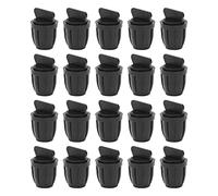 Atyhao 20PCS 8/11 Hose End Plug with Lock Drip Barbed End Plug for Drip Irrigation Tubing Drip Irrigation Kits