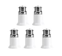 Atyhao B22 Male to E27 Female Socket Base Bulb Adapter Converter Lamp Holders 5pcs