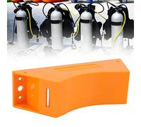 Atyhao Gas Cylinder Bracket, Wall Mounted with Screws Cylinder Holder Gas Cylinder Fixing Bracket Gas Tank Bracket Anti-Dumping Safety Device for Motorhome(Orange)