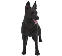 Atyhao German Shepherd Dog, Simulation German Shepherd Dog Model Table Statue Desktop Ornament for Home Office Decor(884)