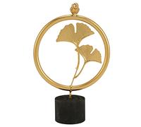 Atyhao Ginkgo Leaf Ornament, Ginkgo Leaf Ornament Desk Decoration Nordic Style Light Luxury Elegant Metal Leaf Ornament for Office Living Room Decoration